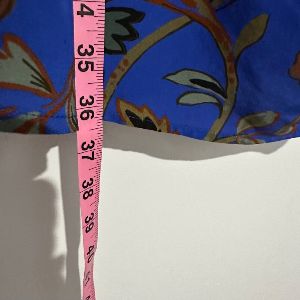 RHODE Blue Floral Mini Dress - Picture 4 of 14